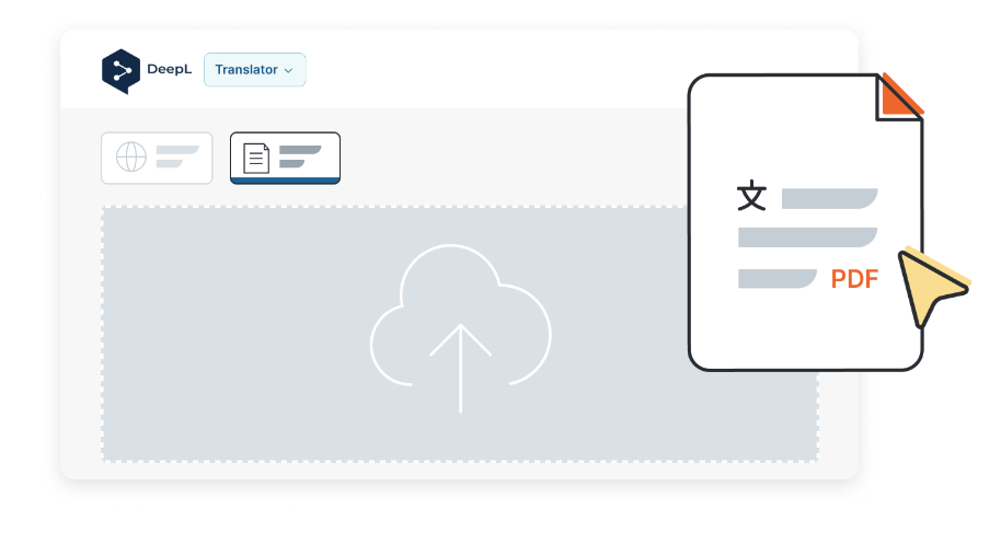 This is a screenshot showing the document translation interface.