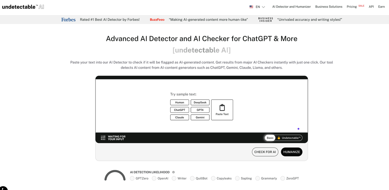 Undetectable AI